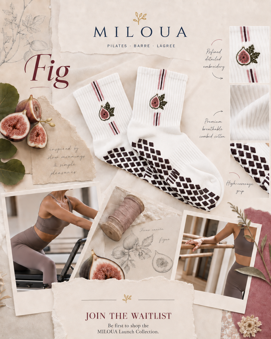 Miloua grip socks in motion