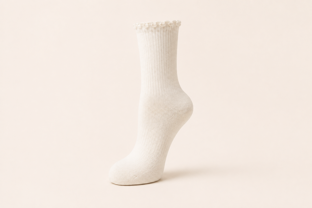 Plain sock before customization