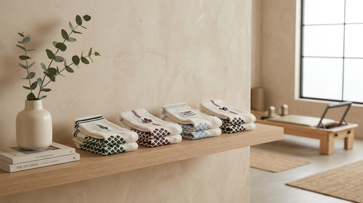 Miloua wholesale sock display with packaging
